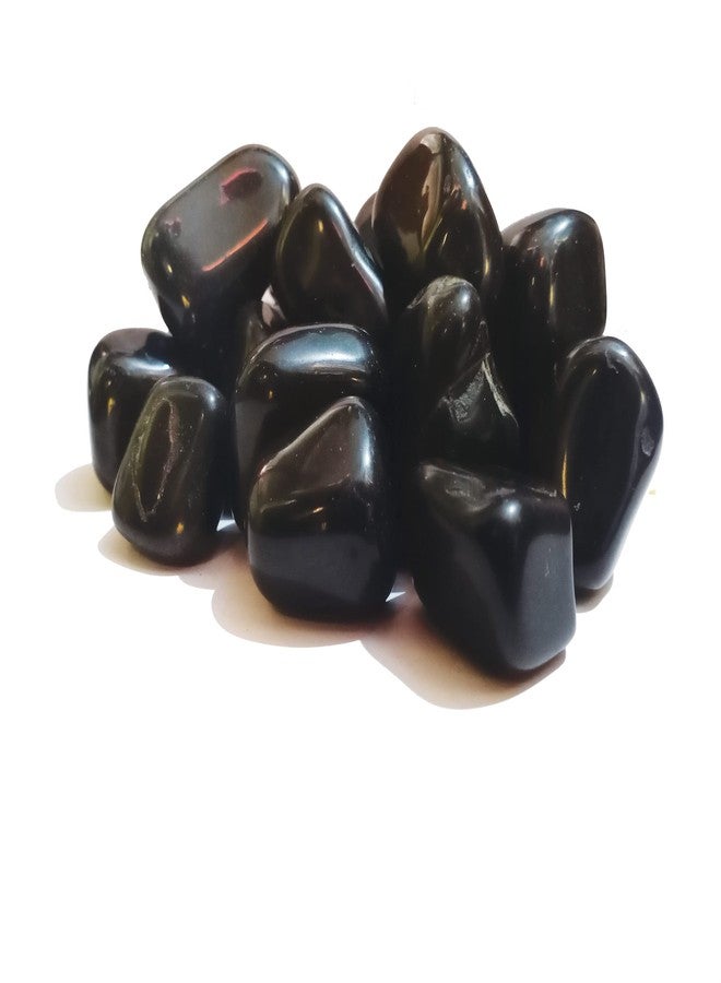 GO7, Black Polished Glossy Pebble Stones 2 kg - Image 1